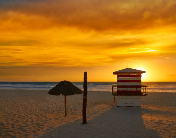 istock Cancun sunrise at Delfines Beach Mexico 910895836