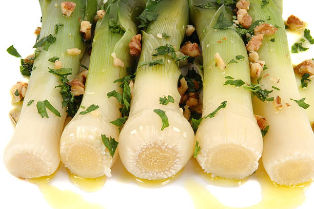 Leek stock photo