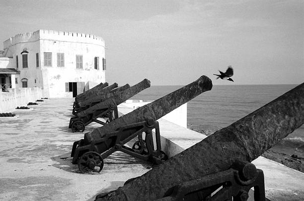 Cape Coast Castle is a fortification in Ghana built by Swedish traders for trade in timber and gold. Later the structure was used in the trans-Atlantic slave trade.