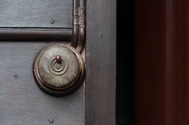 istock Vintage put light switch on wooden interior 910913666
