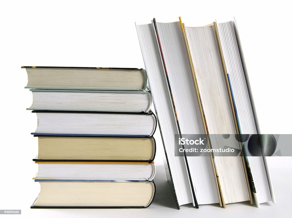Pila di libri - Foto stock royalty-free di Libro