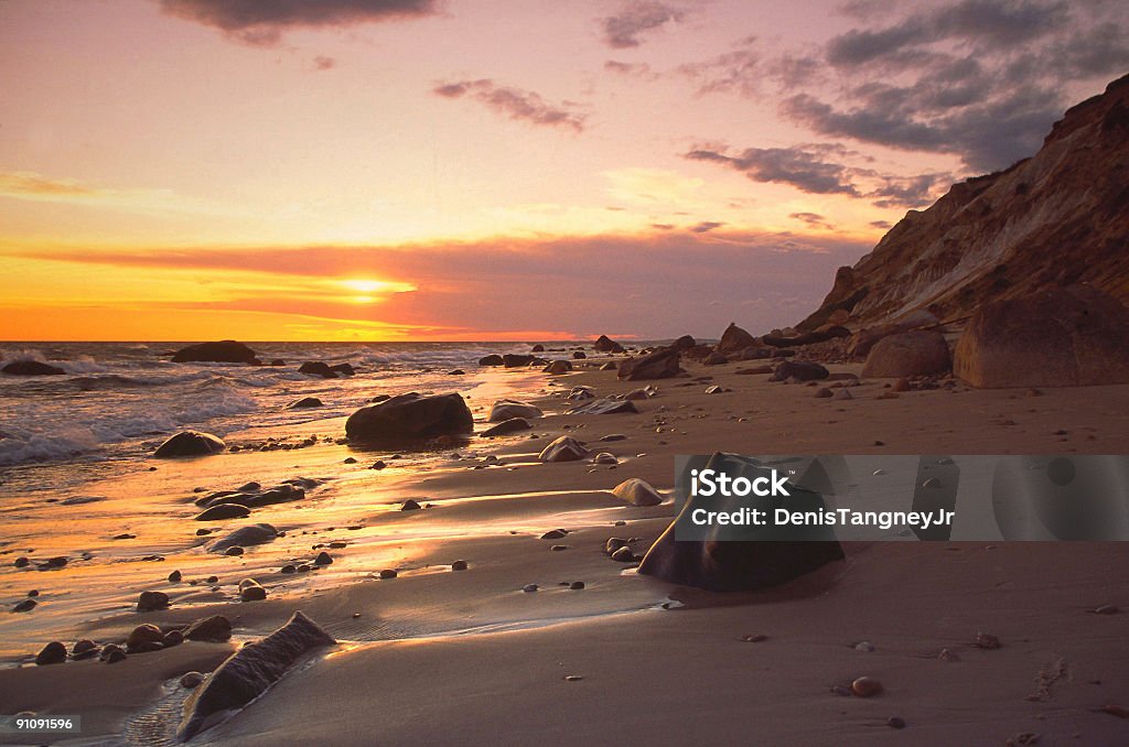 Marthas vignoble au coucher du soleil - Photo de Beauté de la nature libre de droits