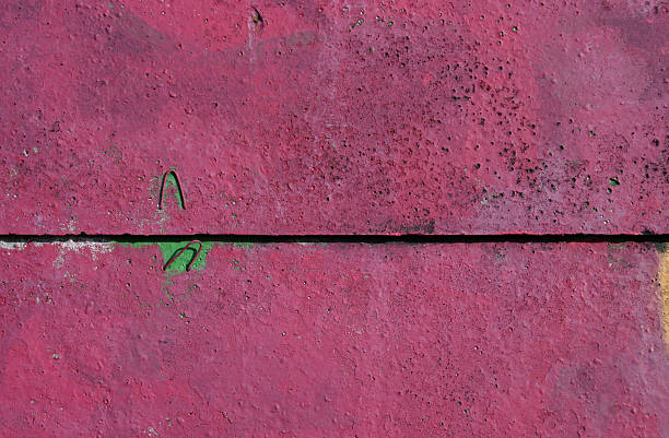 różowy betonowy mur - graffiti surface level color image paint zdjęcia i obrazy z banku zdjęć