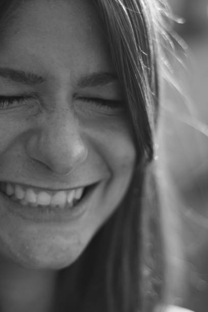 istock Young woman black and white portrait. 910926858