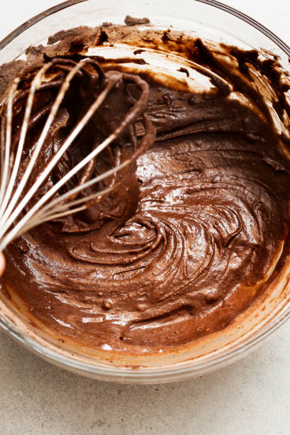 istock Cake, Mixer,Cooking, Mixing,Cupcake, chocolate,Food,Chef making muffins batter 910926958