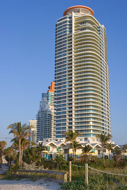istock Luxury highrise condominiums on South Point Park in Miami Beach 91092793