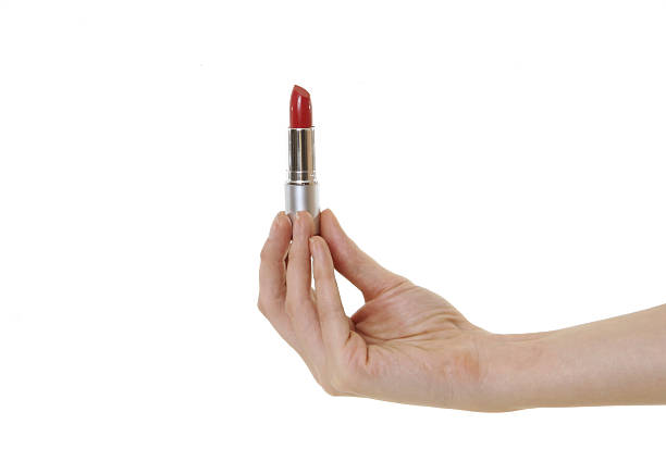 istock Hand holding tube of lipstick 91092818