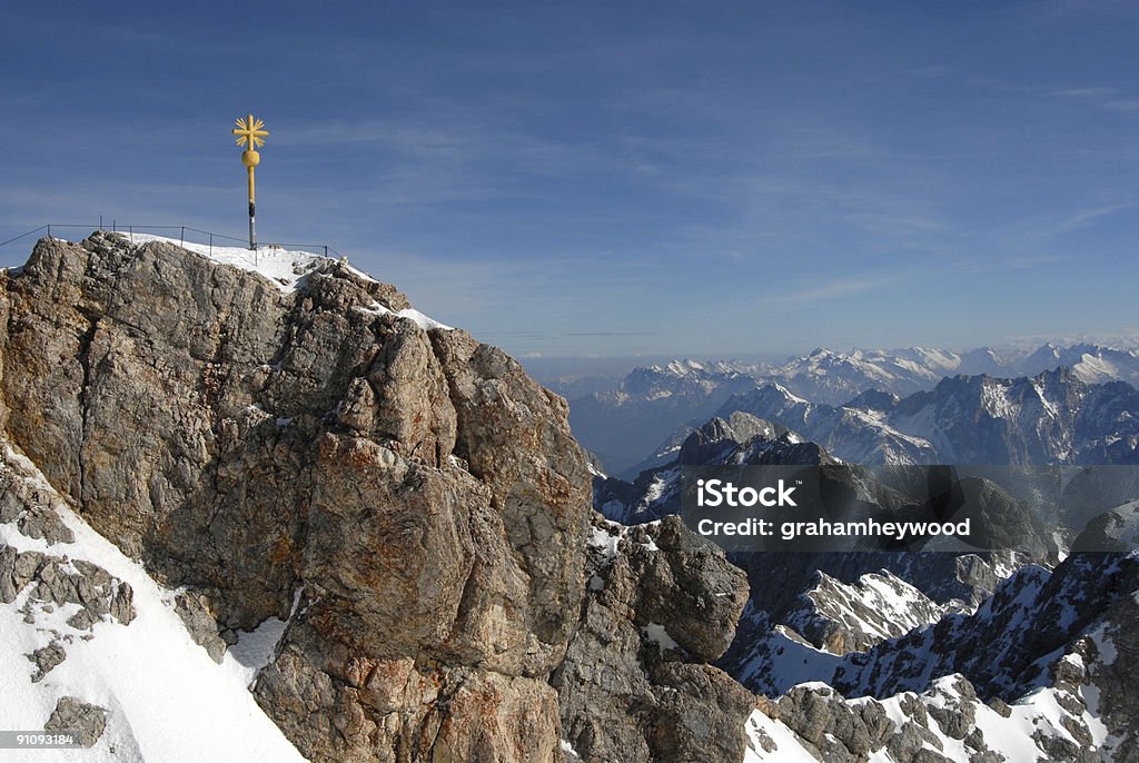 Sommet de la Zugspitze - Photo de Mont Zugspitze libre de droits