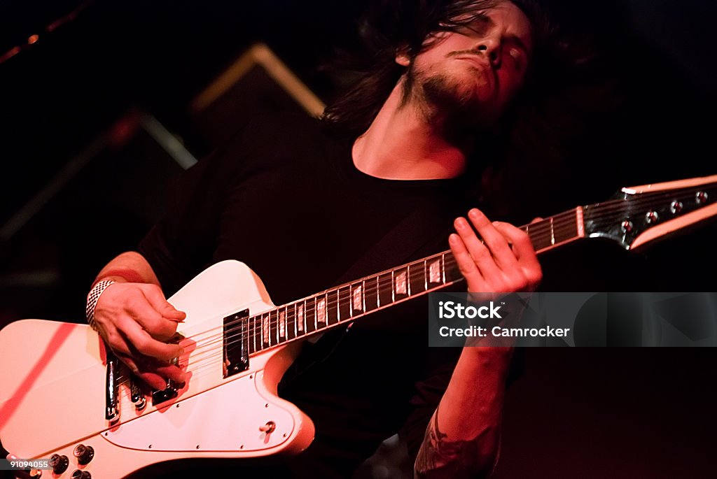 Heavy Metal Destroyer  Head Banging Stock Photo