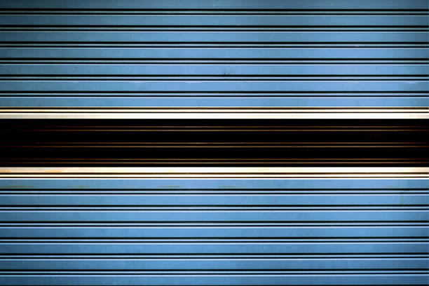 istock Botswana Southern Africa Flag sign in iron garage door texture, flag background 910945084