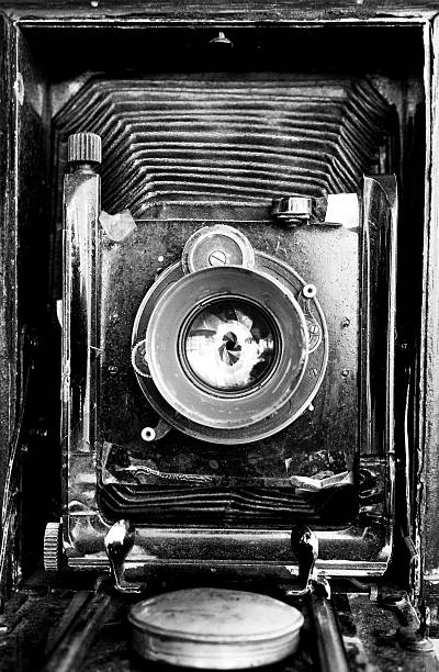 Old camera stock photo