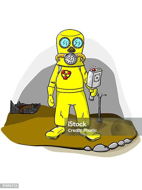 Ilustración de Científico Nuclear y más Vectores Libres de Derechos de Adulto - Adulto, Brillante, Central nuclear