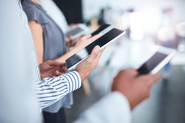 istock Touching our way towards business success 910966428