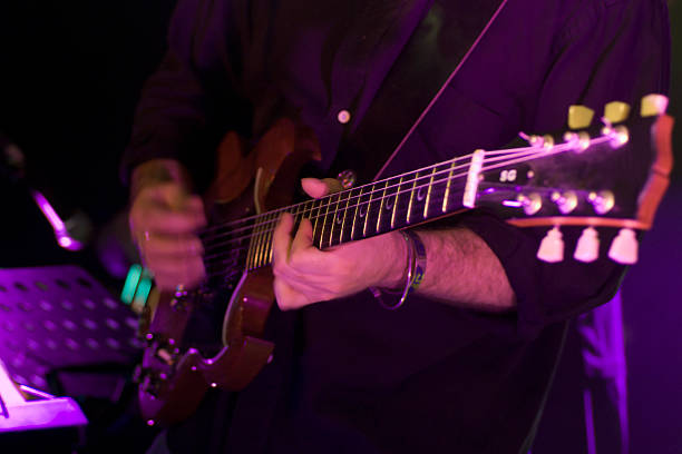 istock Musician on Electric Guitar 91096828