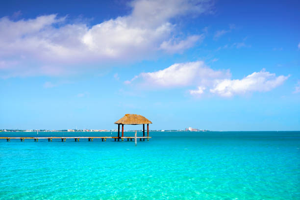 istock Cancun Playa Linda beach in Hotel Zone 910968552