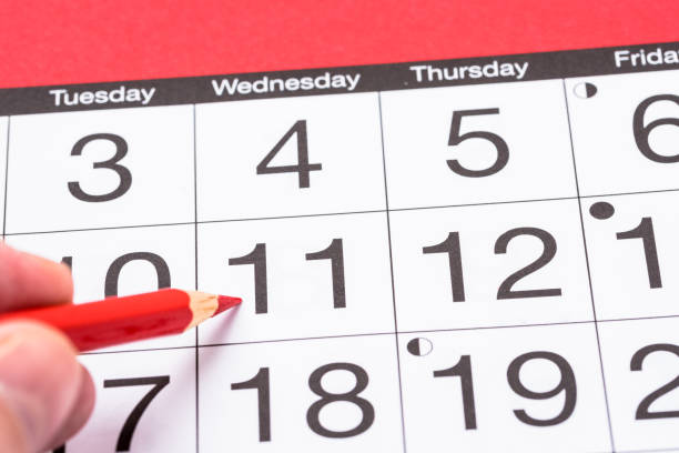 istock Close up of a Calendar 910974140