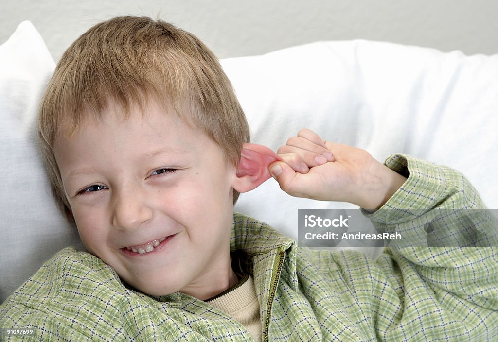 Boy fooling around  4-5 Years Stock Photo