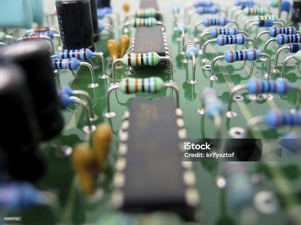 Elettronica - Foto stock royalty-free di Chip del computer