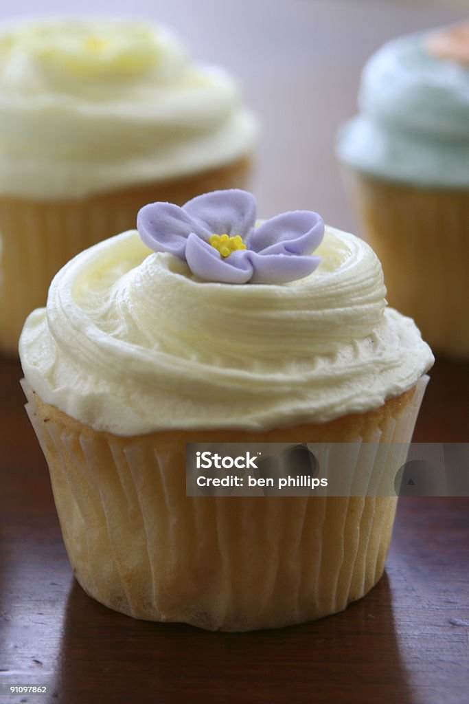 cupcakes - Foto de stock de Baunilha - Condimento royalty-free