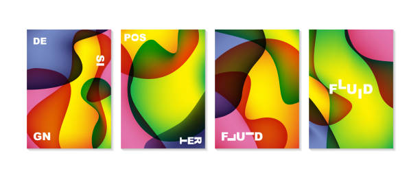 istock Fluid abstract background with curve shape. Usable for poster, wallpaper, cover, business card, magazine and flyer. Vector EPS 10 910999706