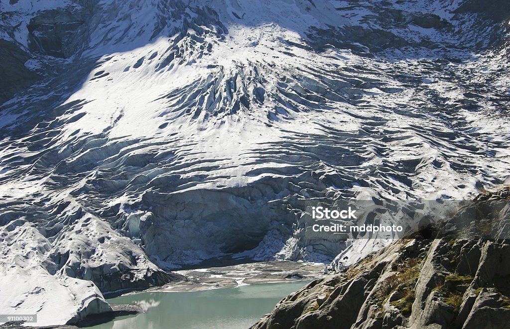 Triftgletscher - Foto de stock de Agrietado libre de derechos