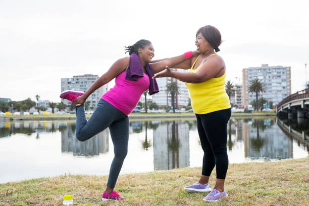 istock Woman stretching outdoors 911007530