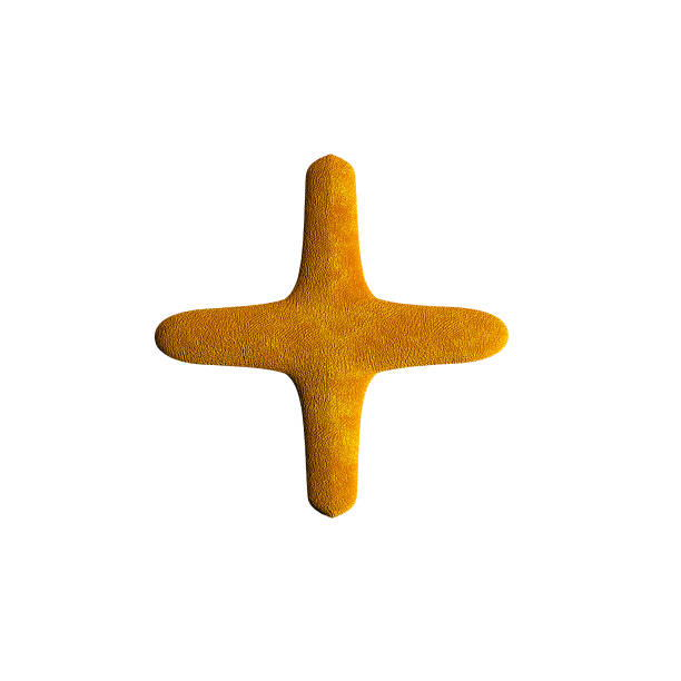 Yellow Star Shape On Yellow Background. Icon Background design.