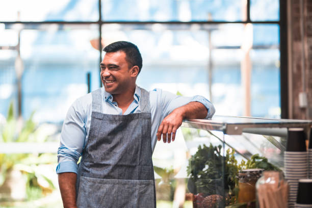 istock Proud owner of coffee shop 911011502