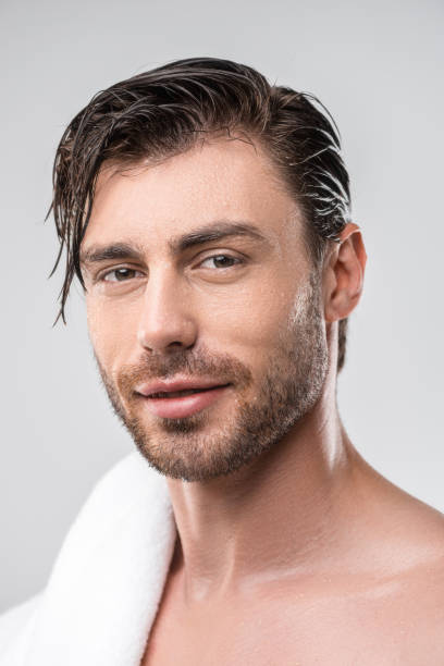 istock man with wet hair 911012316