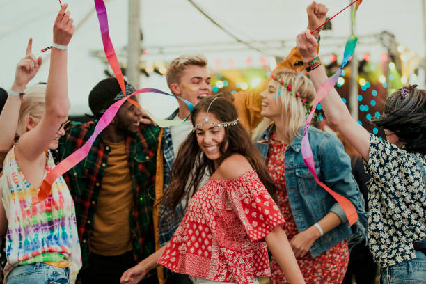 Dancing at a Music Festival