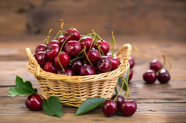istock Fresh cherries in the basket 911015218