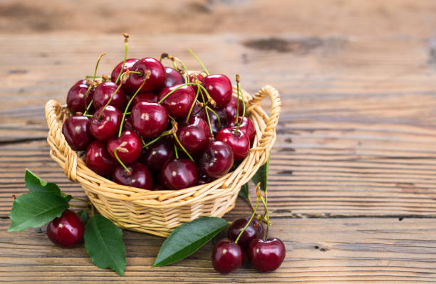 istock Fresh cherries in the basket 911015444