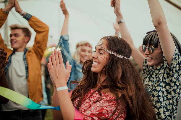 istock Cheering at a Music Festival 911015522