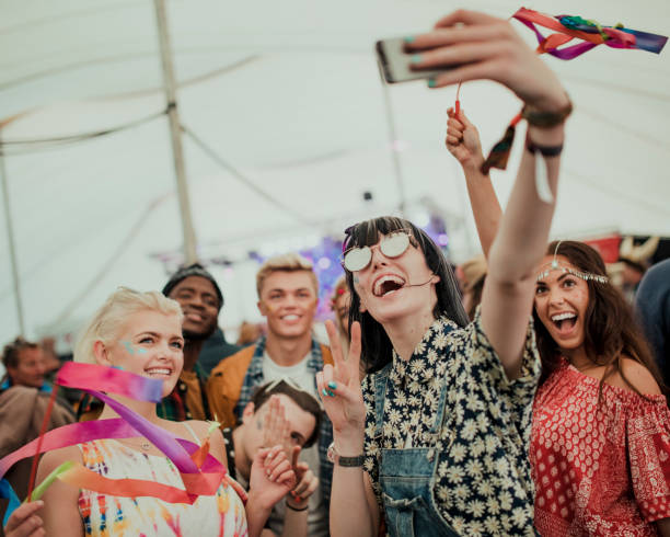 istock Taking a Selfie at a Music Festival 911015580
