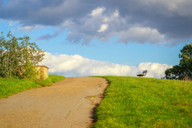 Hill of Hampstead Heath in London, UK