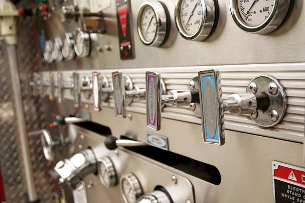 Pump Panel stock photo