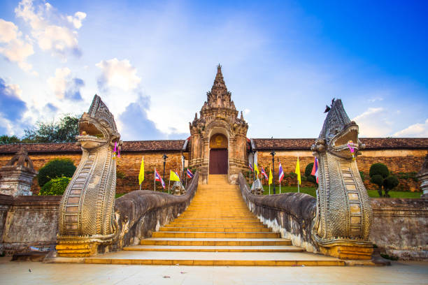 Wat Phra That Lampang Luang, Thailand stock photo