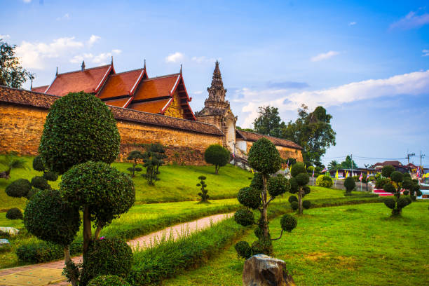 Wat Phra That Lampang Luang, Thailand stock photo
