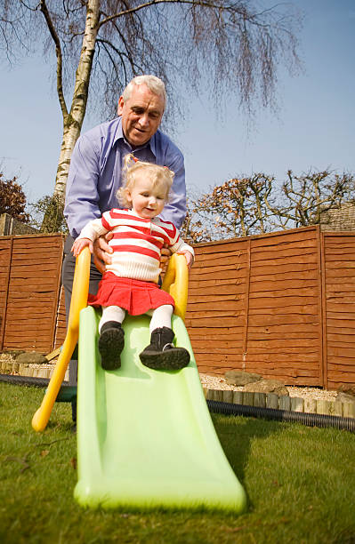 istock girl on slide 91102815