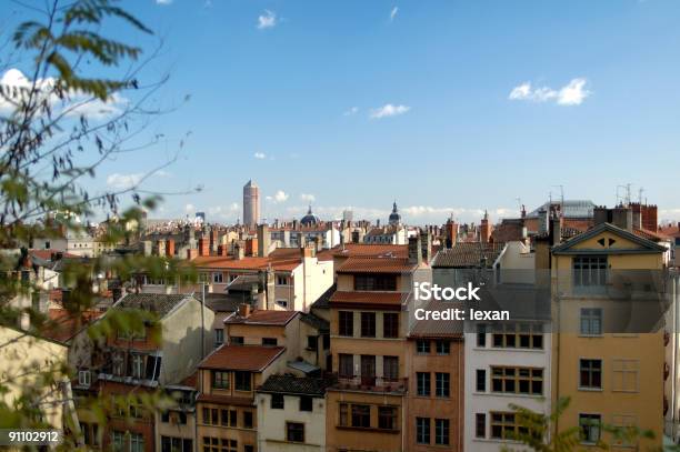 Foto de Vista Aérea No Lyonhousetops e mais fotos de stock de Acima - Acima, Alpes europeus, Antigo