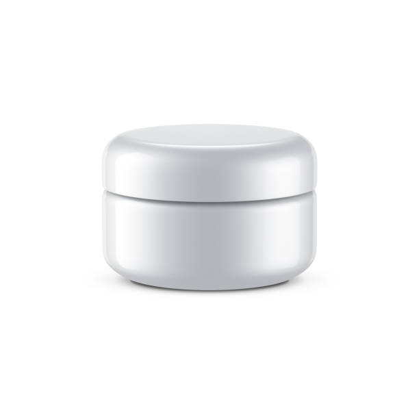 istock White Plastic Jar Mockup for cosmetic, cream package 911030548