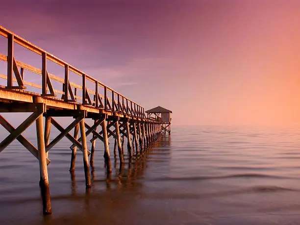 Photo of Serenity on a Mississippi Pier