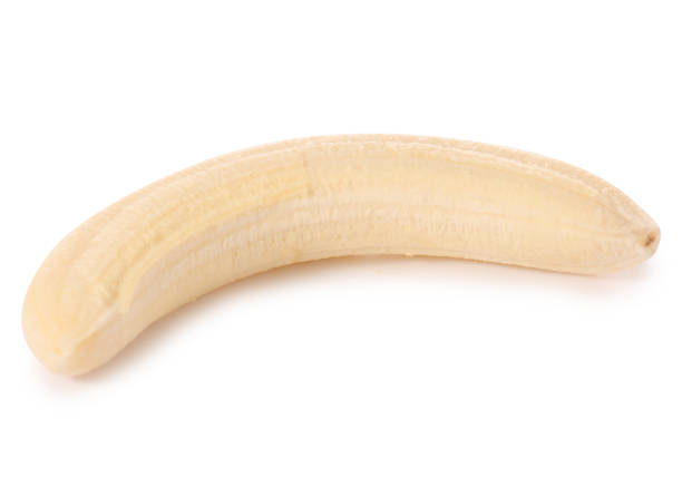 istock Peeled banana isolation 911036960