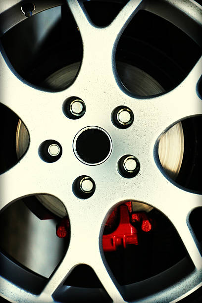 istock Dirty Sport Car Wheel 91104002