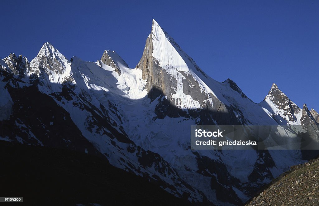 Laila dans le massif du Karakoram - Photo de Glacier - Glace libre de droits