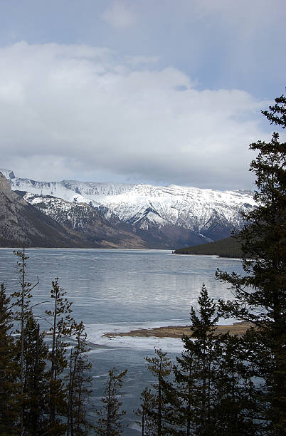 istock Lake Minnewanka in early spring 91104546