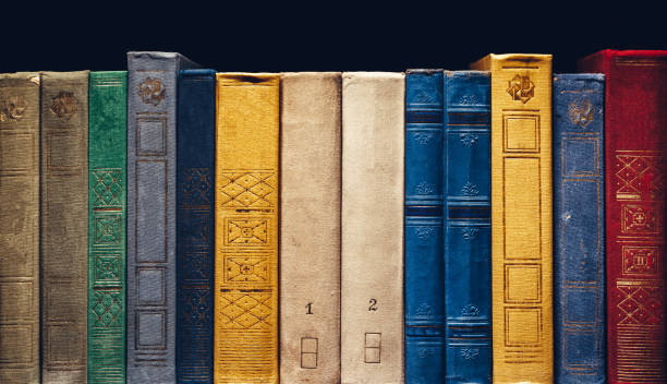 istock Old Books In A Row In Library. Concept Of Education And Knowledge 911046162
