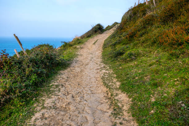 istock Footpath in the mountains. Zumaya, Spain 911050020