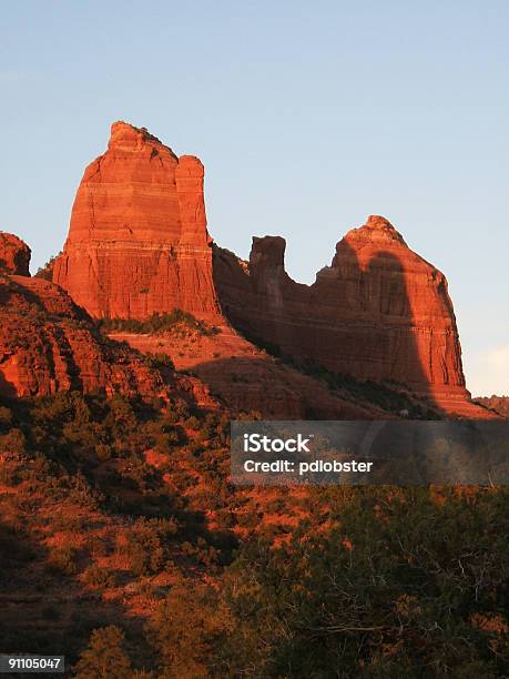 Red Rock Pôr Do Sol - Fotografias de stock e mais imagens de Sedona - Sedona, Ao Ar Livre, Arizona