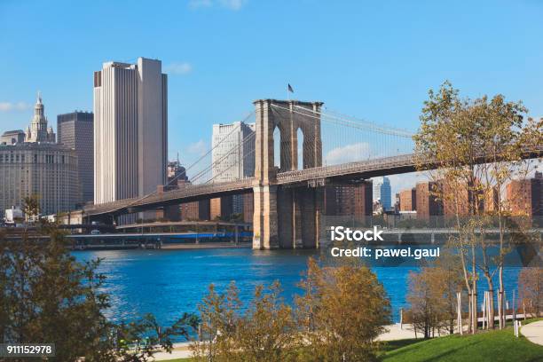 Brooklyn Bridge Park New York City Stock Photo - Download Image Now - Dumbo - New York, Public Park, Autumn